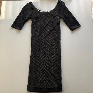 Black bebe dress